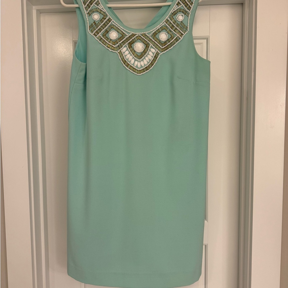 Lilly Pulitzer Sabrina Embellished Shift Mini Dress